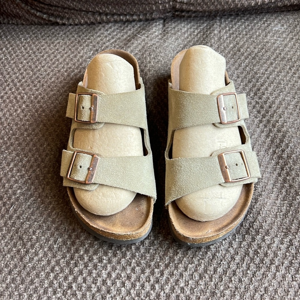 Birkenstock Arizona Suede Leather Taupe